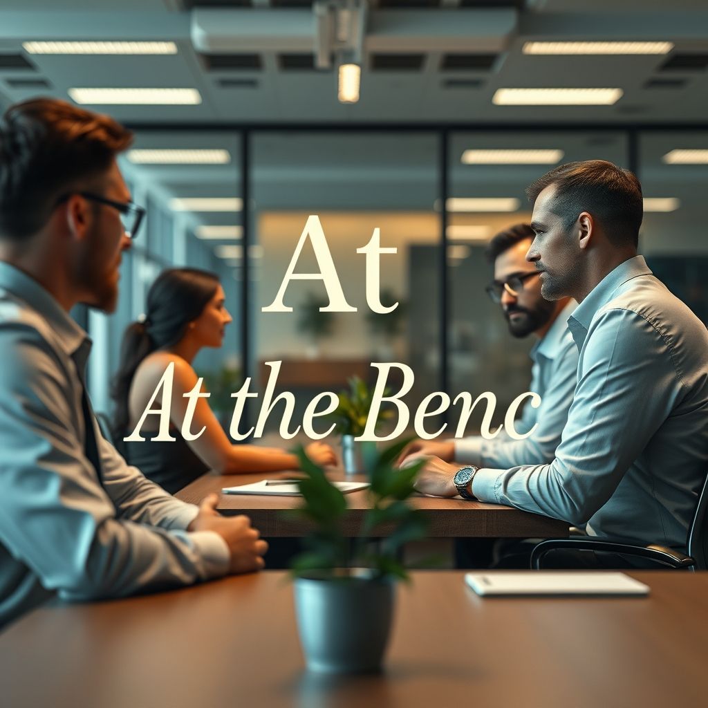 ความสำคัญของเพื่อนร่วมงานใน 'At the Bench'